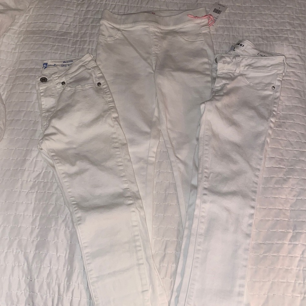 Girls White Jeans
